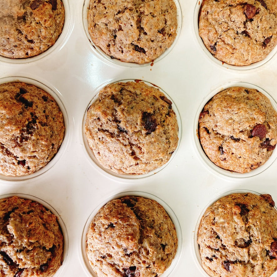 Banana Choc-Chip Muffin Batter
