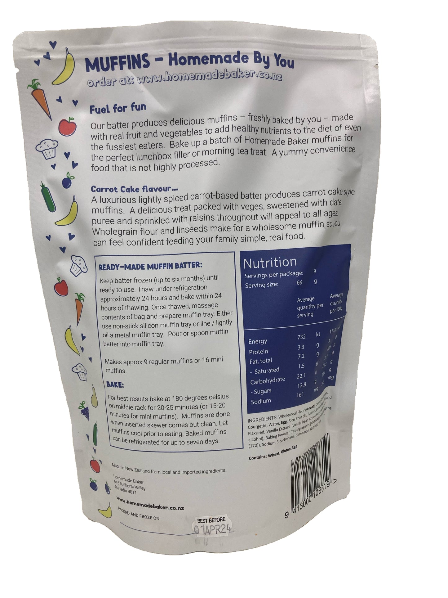 Carrot Cake Muffin Batter